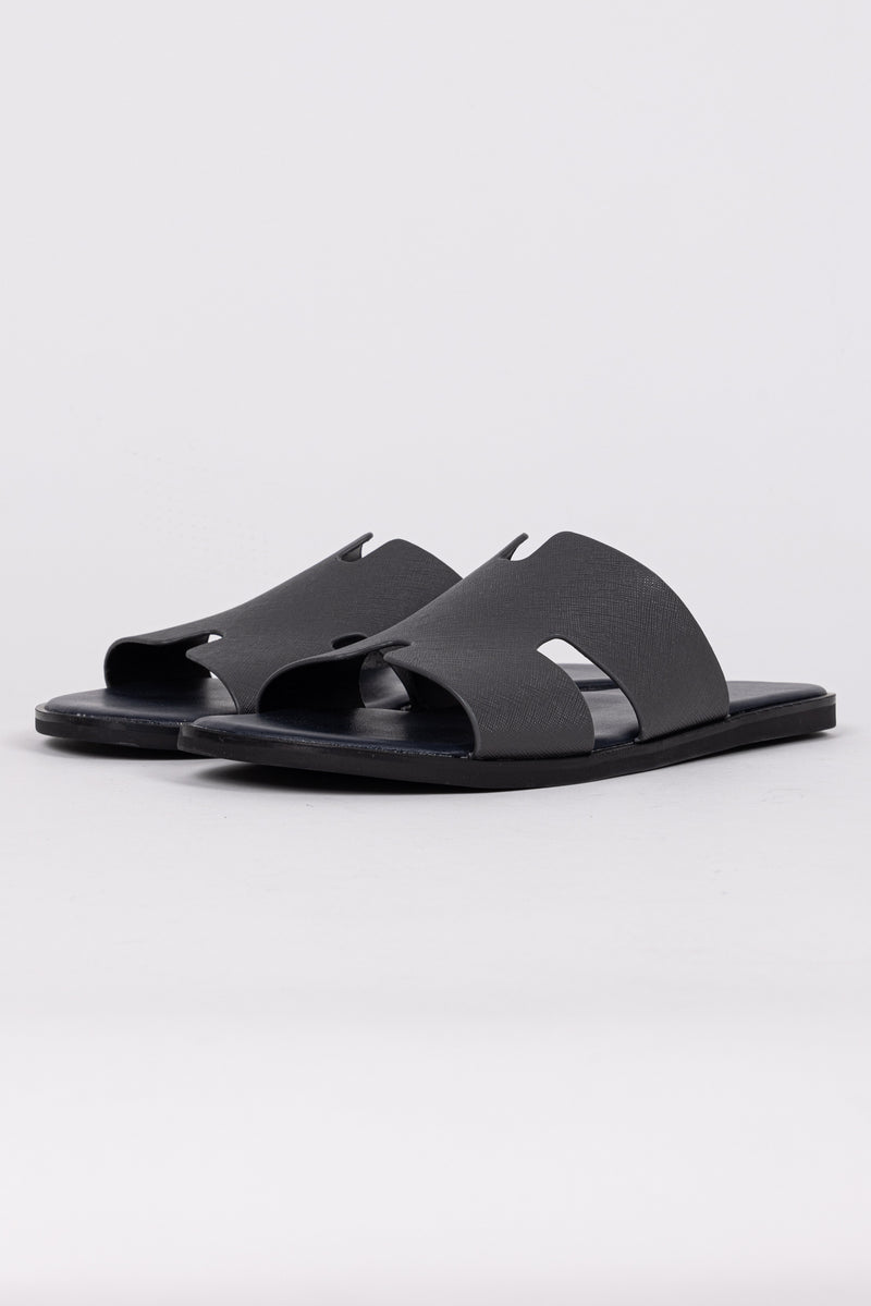 SPLIT LEATHER SANDALS