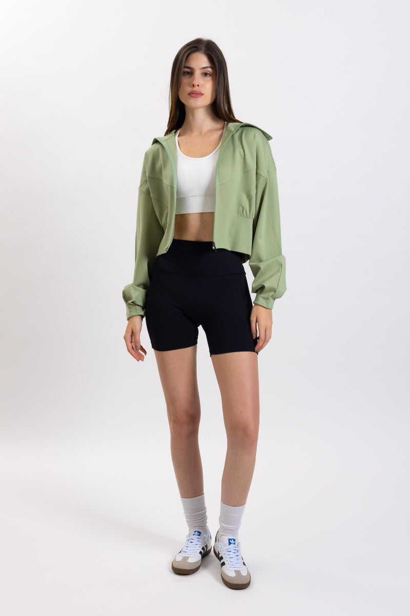 DETAILED CROP JACKET