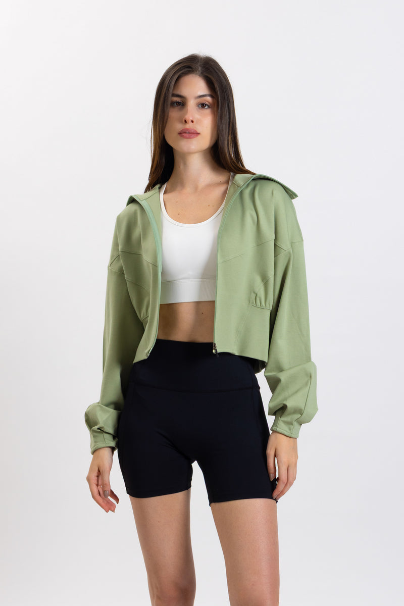 DETAILED CROP JACKET