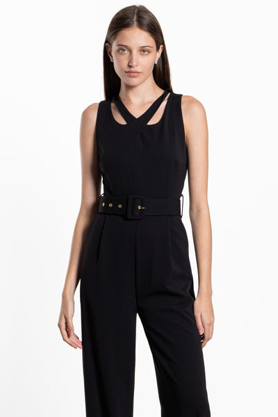 DETAILED JUMPSUIT WITH BELT