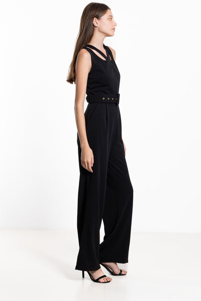 DETAILED JUMPSUIT WITH BELT