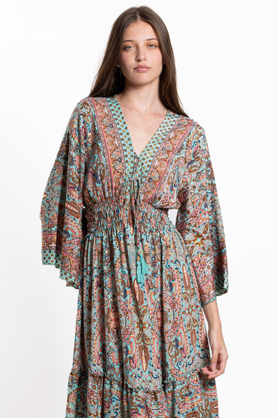 FLORAL PRINTED TUNIC DRESS