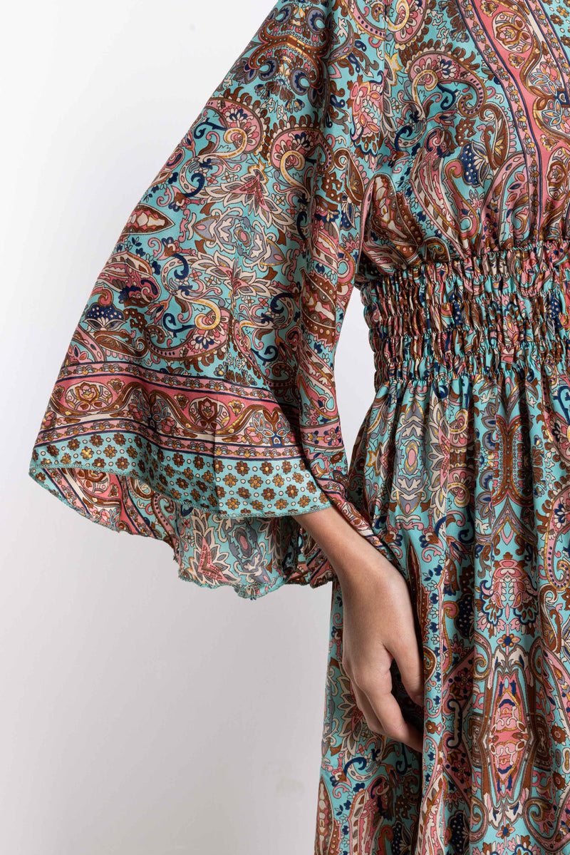 FLORAL PRINTED TUNIC DRESS