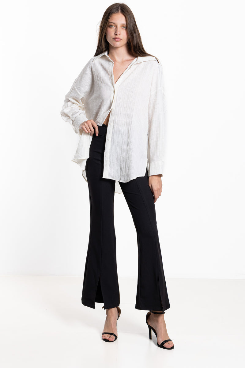 TAILORED FRONT SLIT TROUSERS