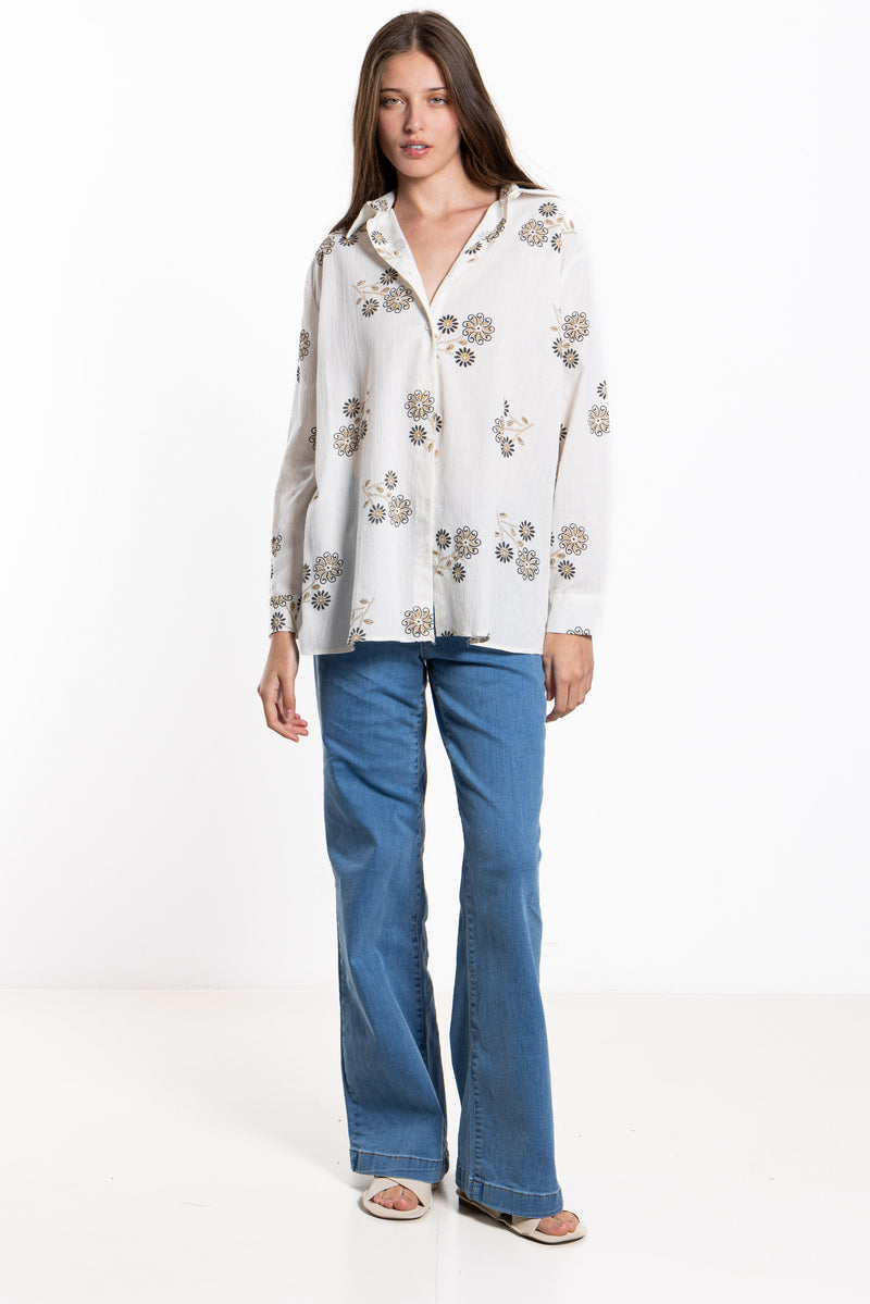 LIGHTWEIGHT LINEN BLEND SHIRT