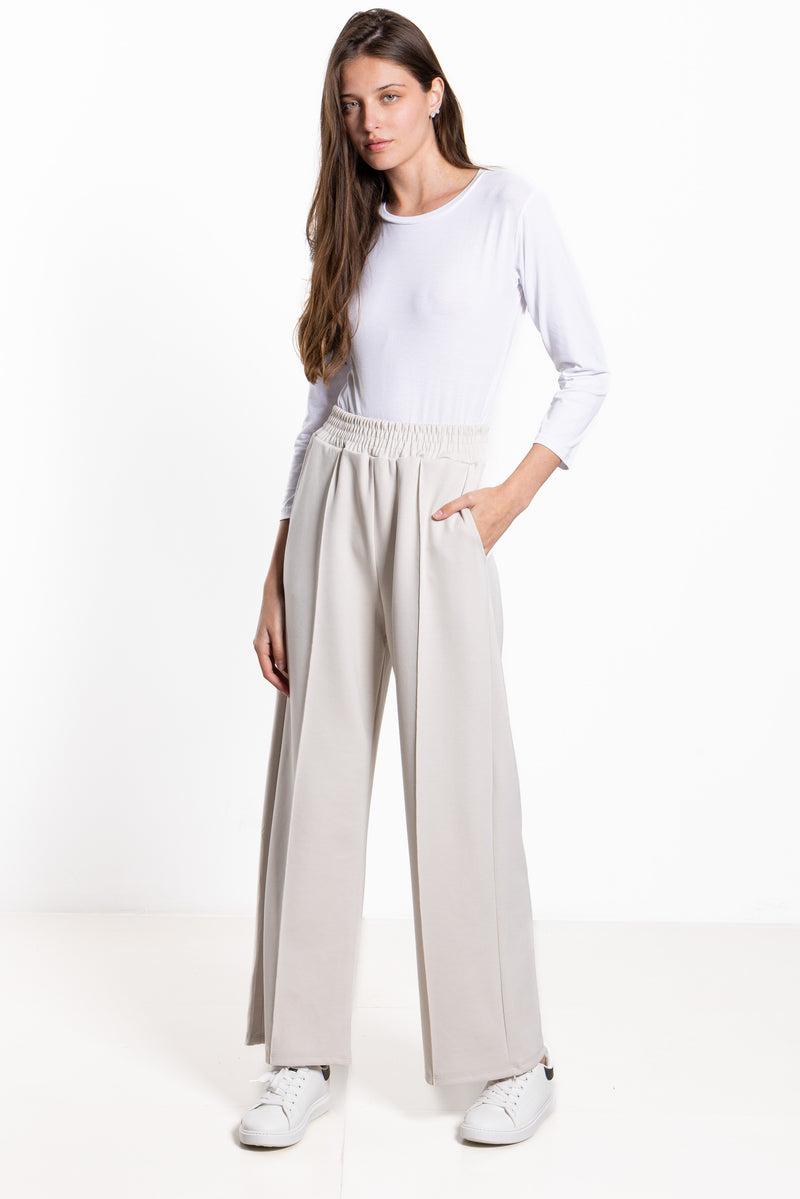 SOFT WIDE-LEG JOGGERS