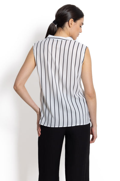 DETAILED STRIPED TOP