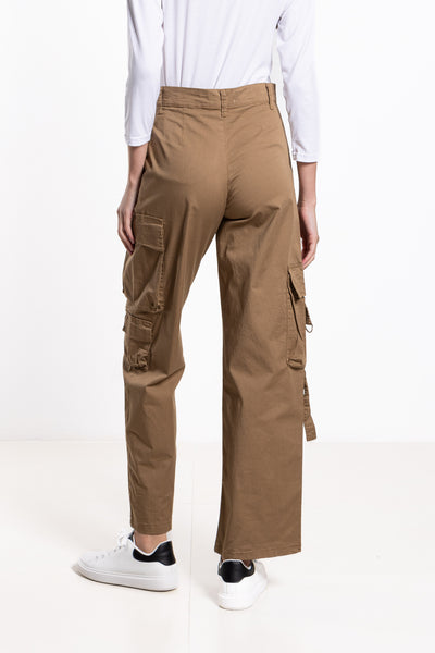 WIDE-LEG CARGO TROUSERS