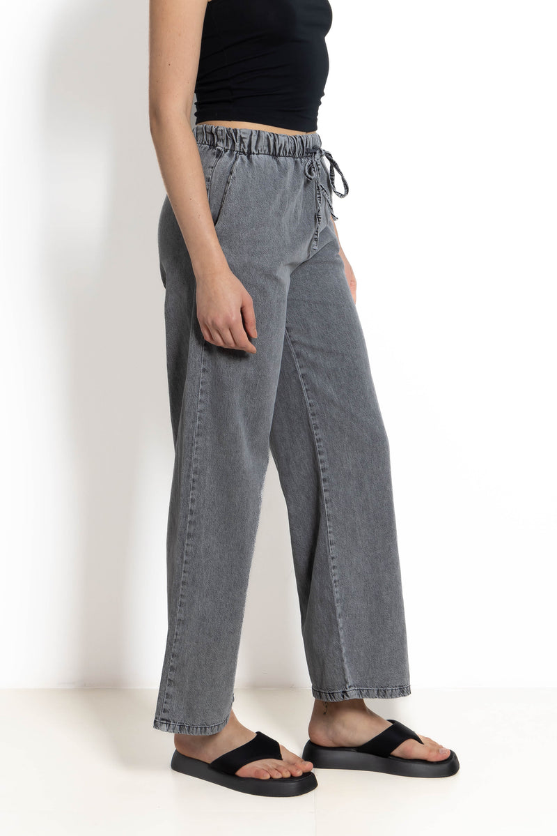 WIDE-LEG JOGGER WASIT JEANS