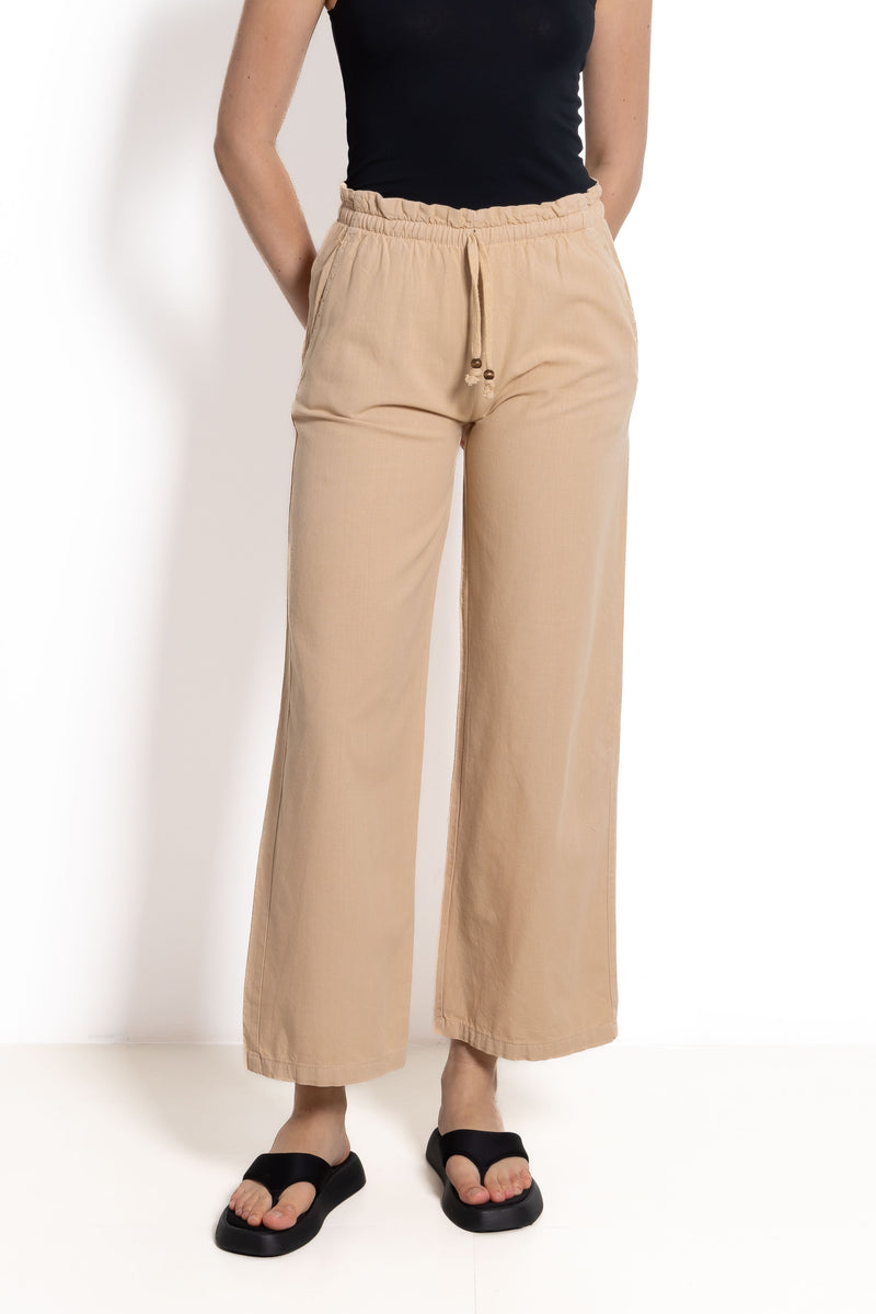 WIDE-LEG COMFORT TROUSERS