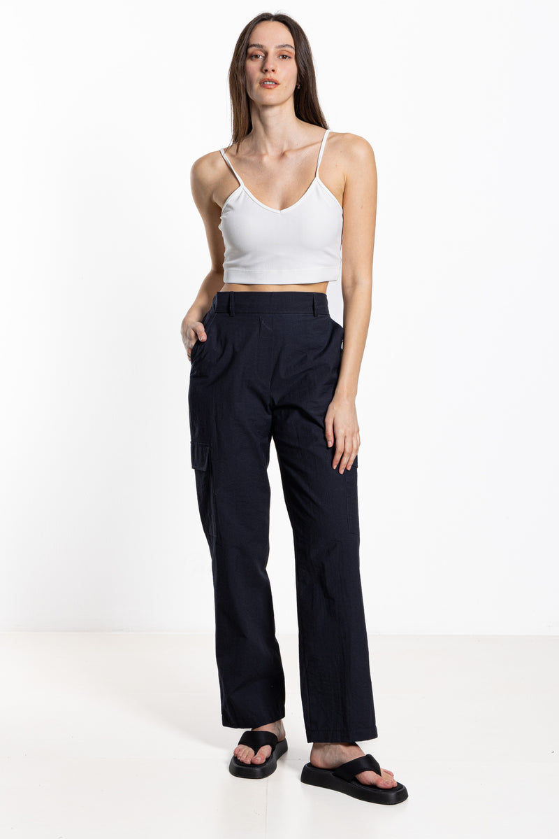 STRAIGHT FIT CARGO TROUSERS