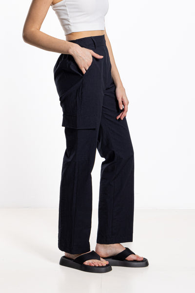 STRAIGHT FIT CARGO TROUSERS