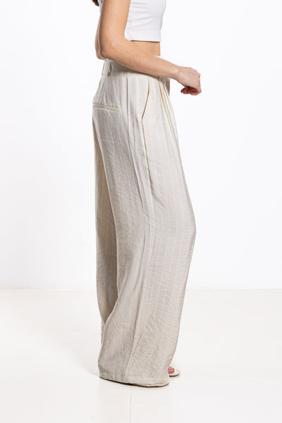 LIGHTWEIGHT STRIPED TROUSERS