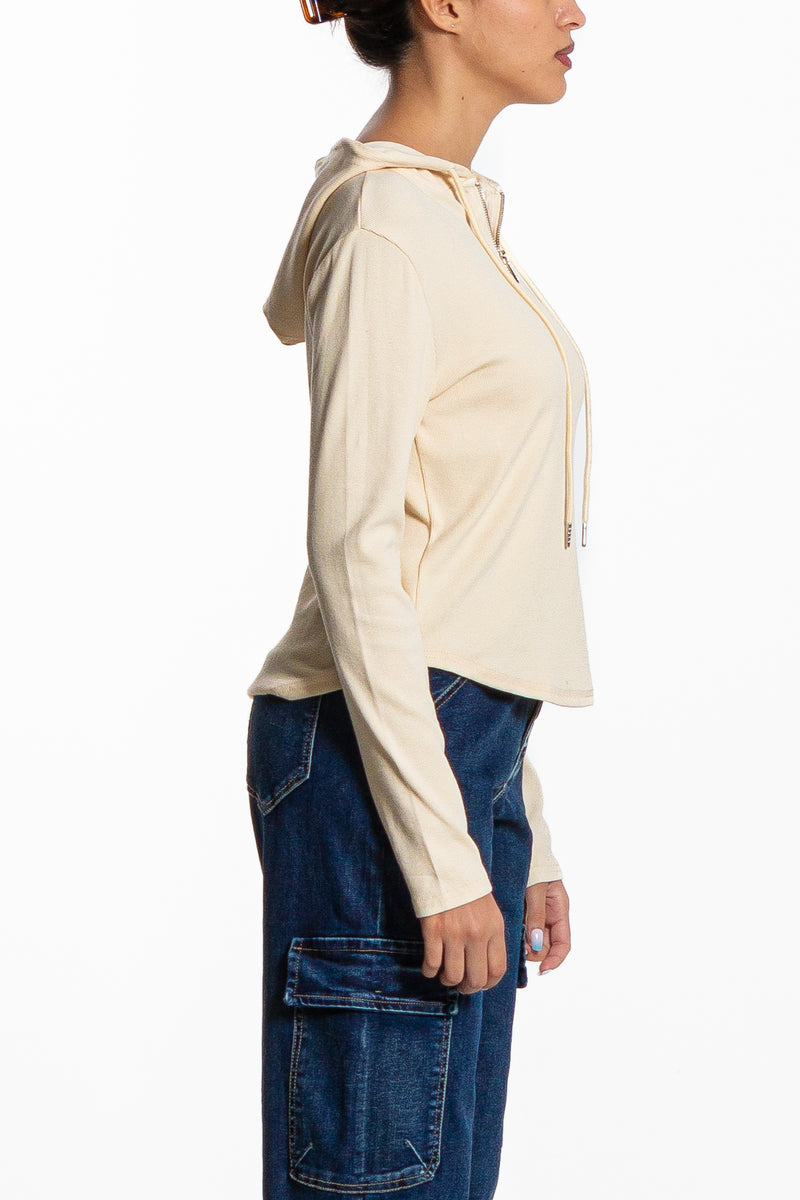 LIGHTWEIGHT CARDIGAN WITH HOOD