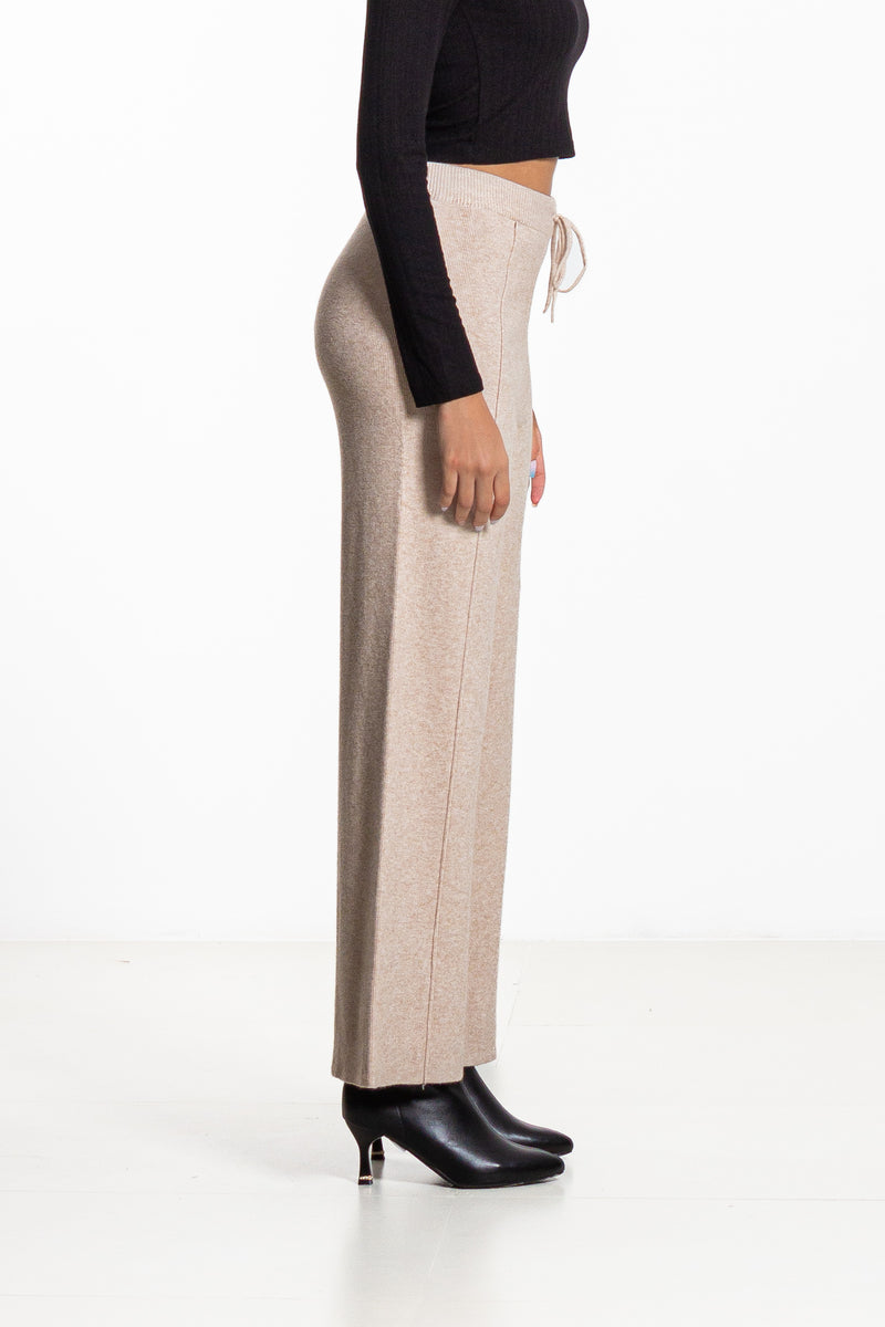 TEXTURED KNIT TROUSERS