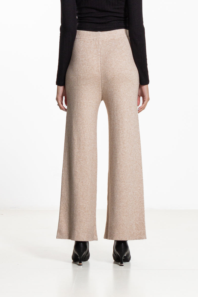 TEXTURED KNIT TROUSERS