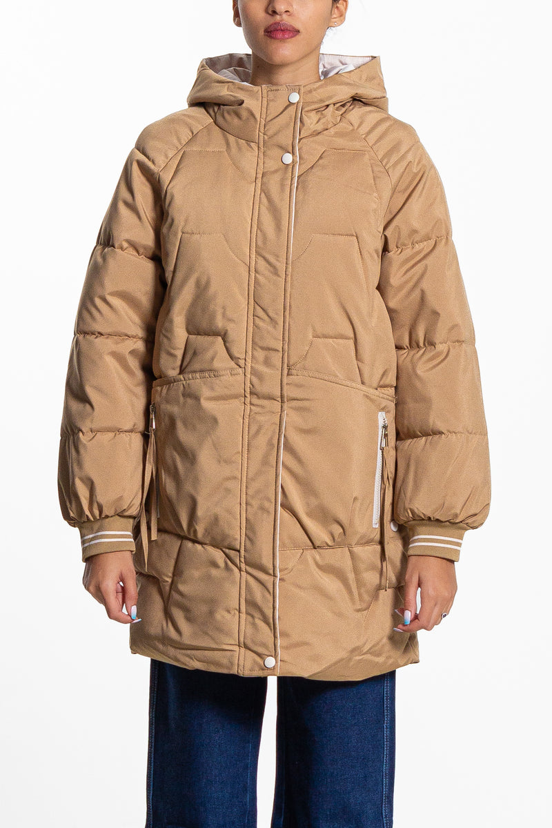 DETAIL HOODED PARKA