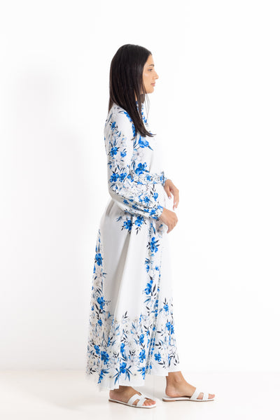 FLORAL PRINTED MAXI DRESS