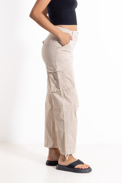 STRAIGHT-FIT CARGO TROUSERS