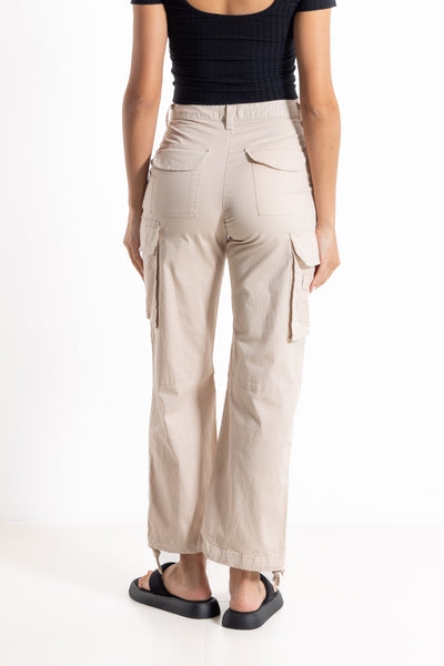 STRAIGHT-FIT CARGO TROUSERS