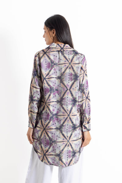 ABSTRACT PRINT COMFORT SHIRT