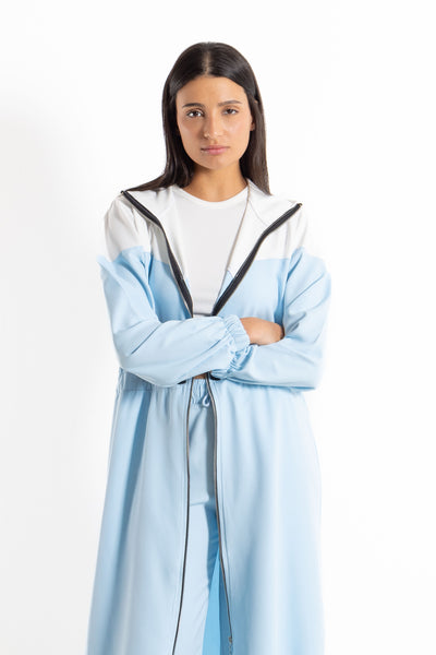 EXTRA LONG CONTRAST HOODIE SET