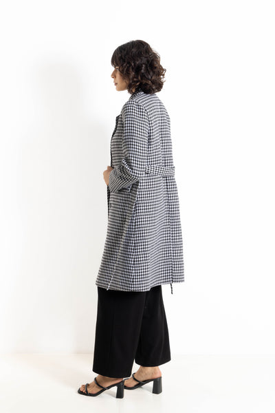 TEXTURED LONG COAT