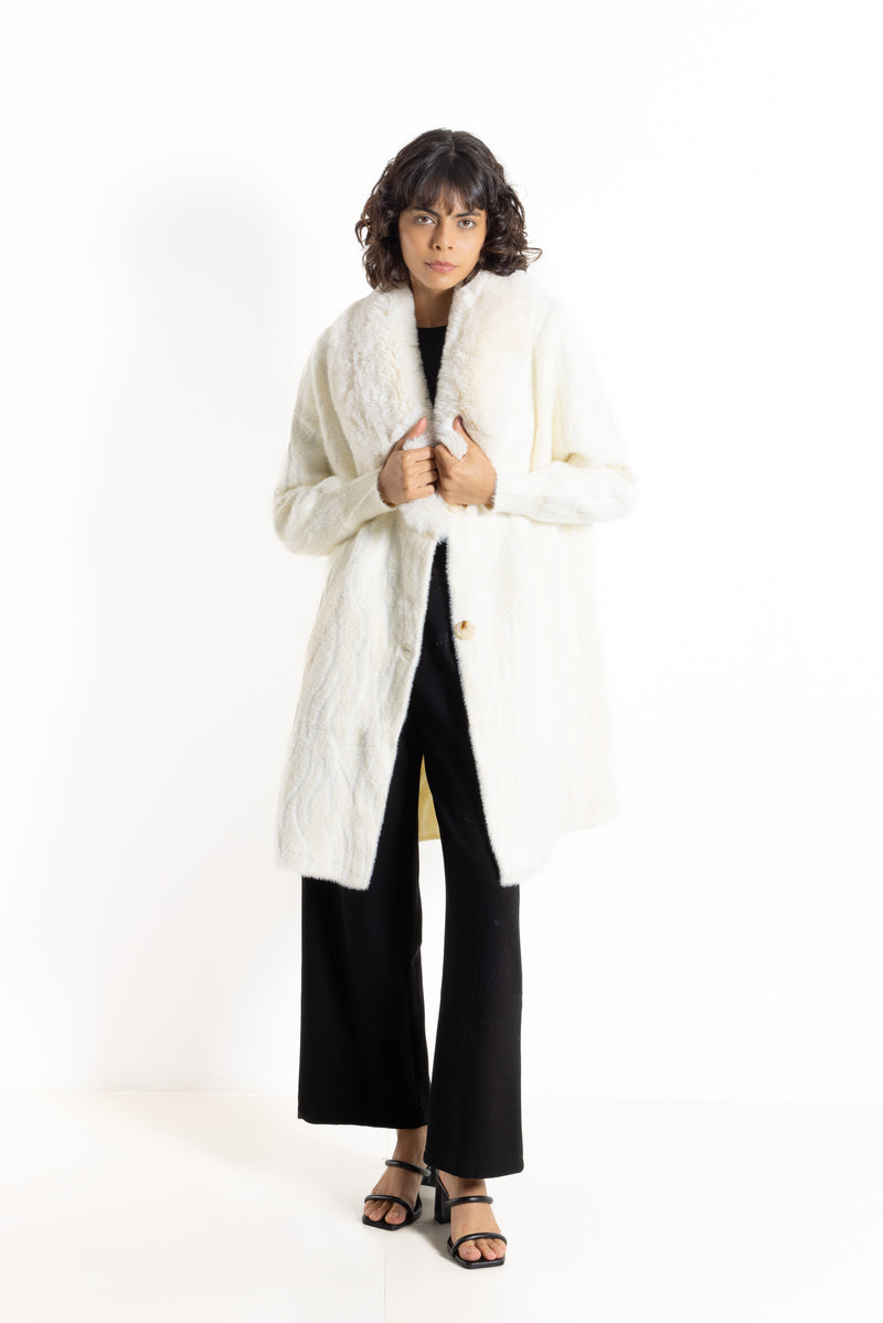 SOFT FAUX FUR LONG COAT