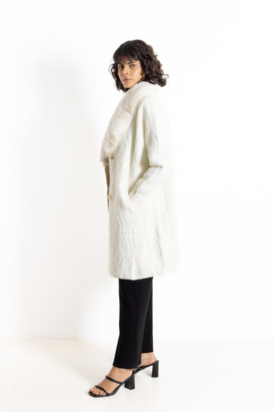 SOFT FAUX FUR LONG COAT