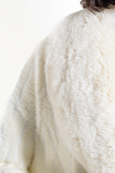 SOFT FAUX FUR LONG COAT