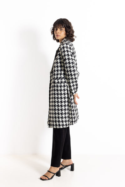 TEXTURED LONG COAT