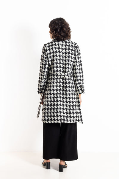 TEXTURED LONG COAT