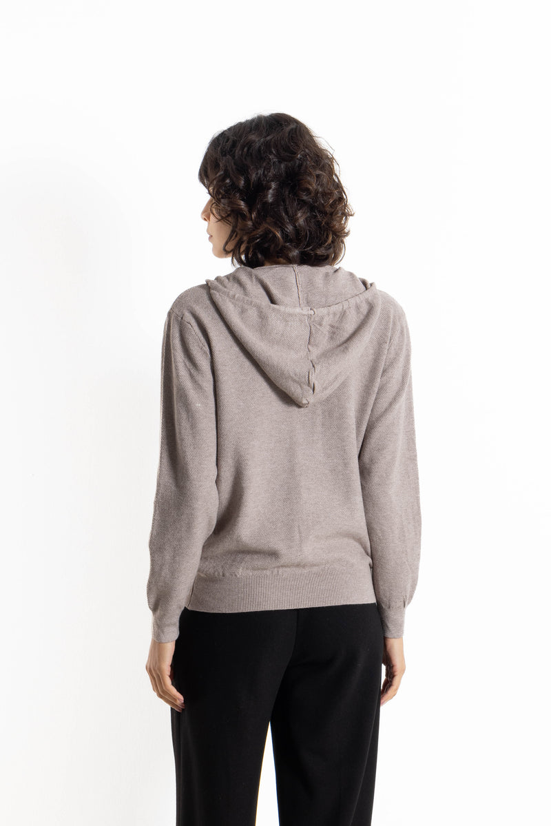 SOFT KNIT HOODIE