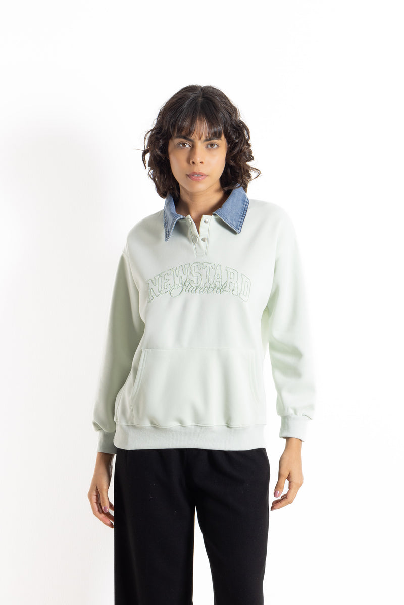 EMBROIDERED SWEATSHIRT