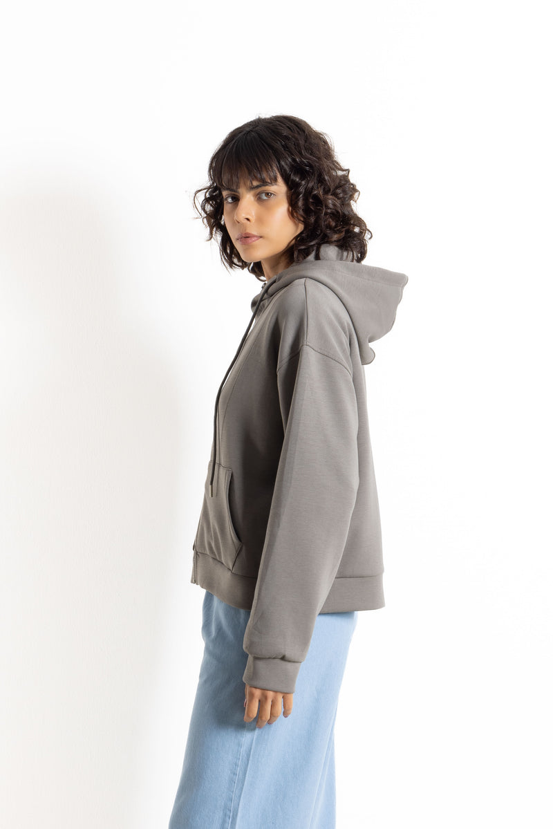 MIDWEIGHT HOODIE WITH ZIPPER