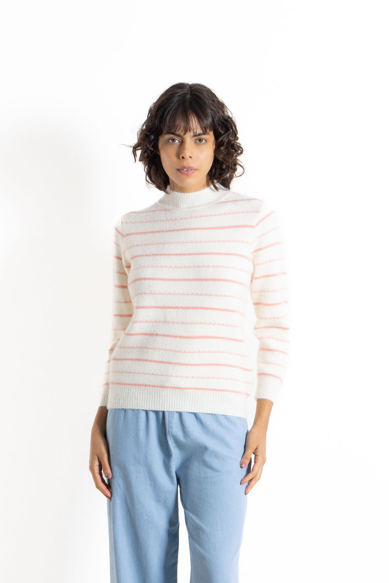 SOFT MOCK NECK SWEATER