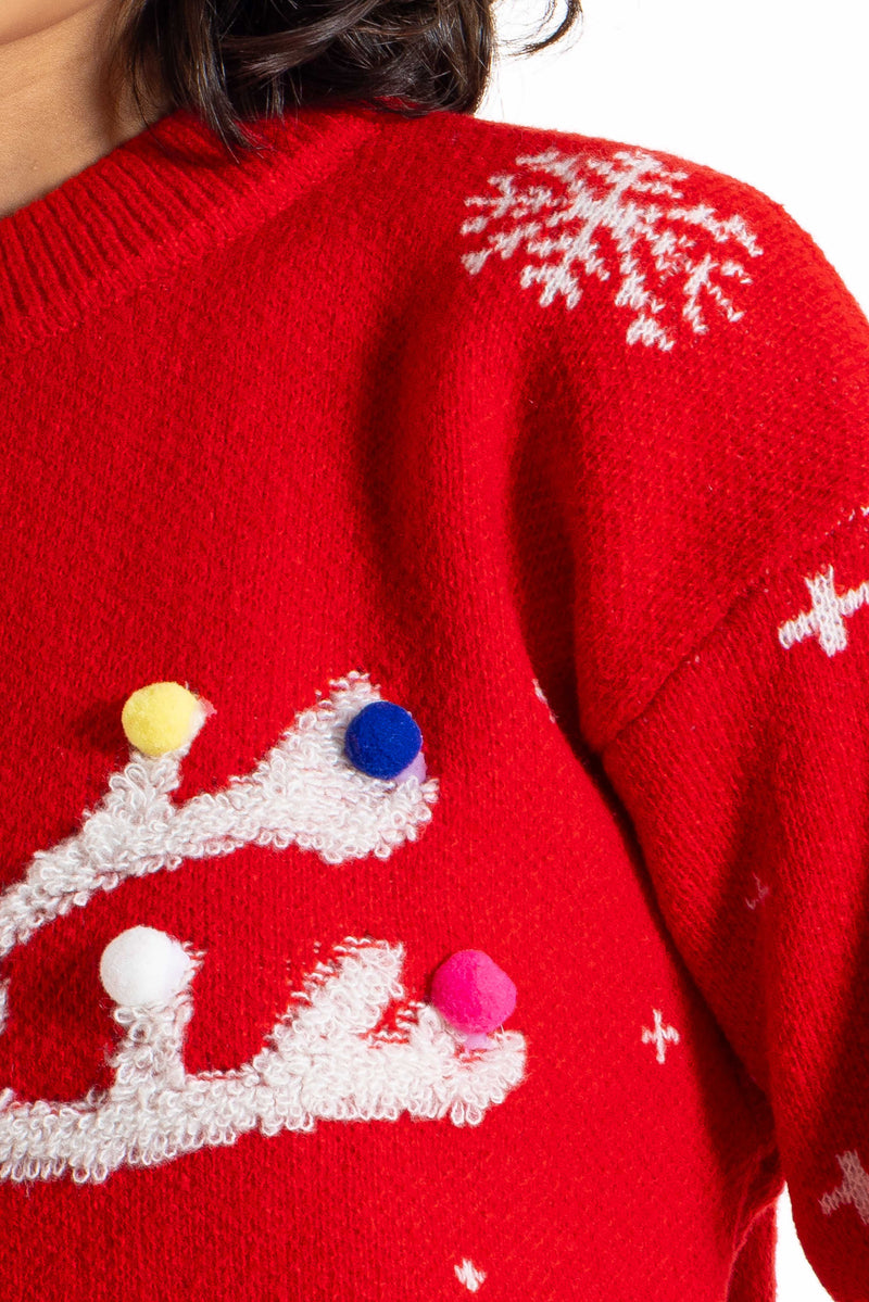 DETAILED CHRISTMAS SWEATER