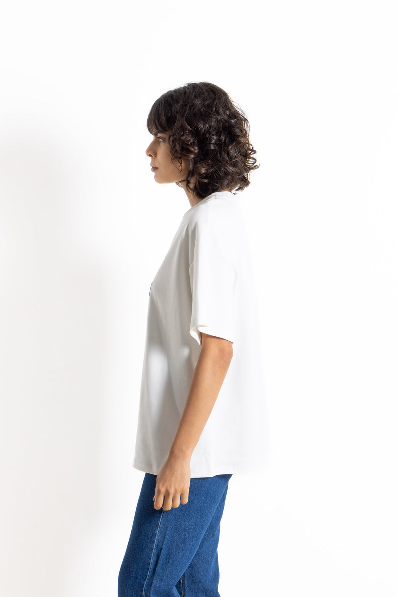 EMBROIDERED OVERSIZED T-SHIRT