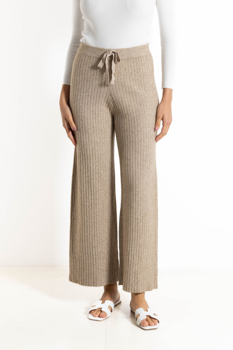 COMFORT TEXTURED KNIT TROUSERS