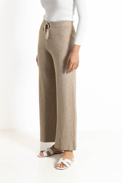 COMFORT TEXTURED KNIT TROUSERS