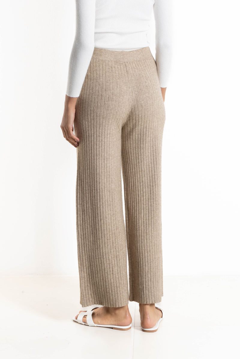 COMFORT TEXTURED KNIT TROUSERS