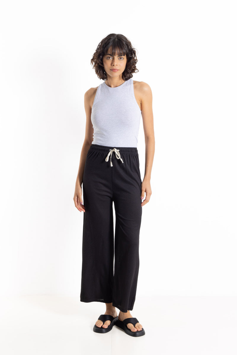 TEXTURED COMFORT TROUSERS