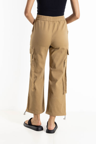 JOGGER-WAIST CARGO TROUSERS