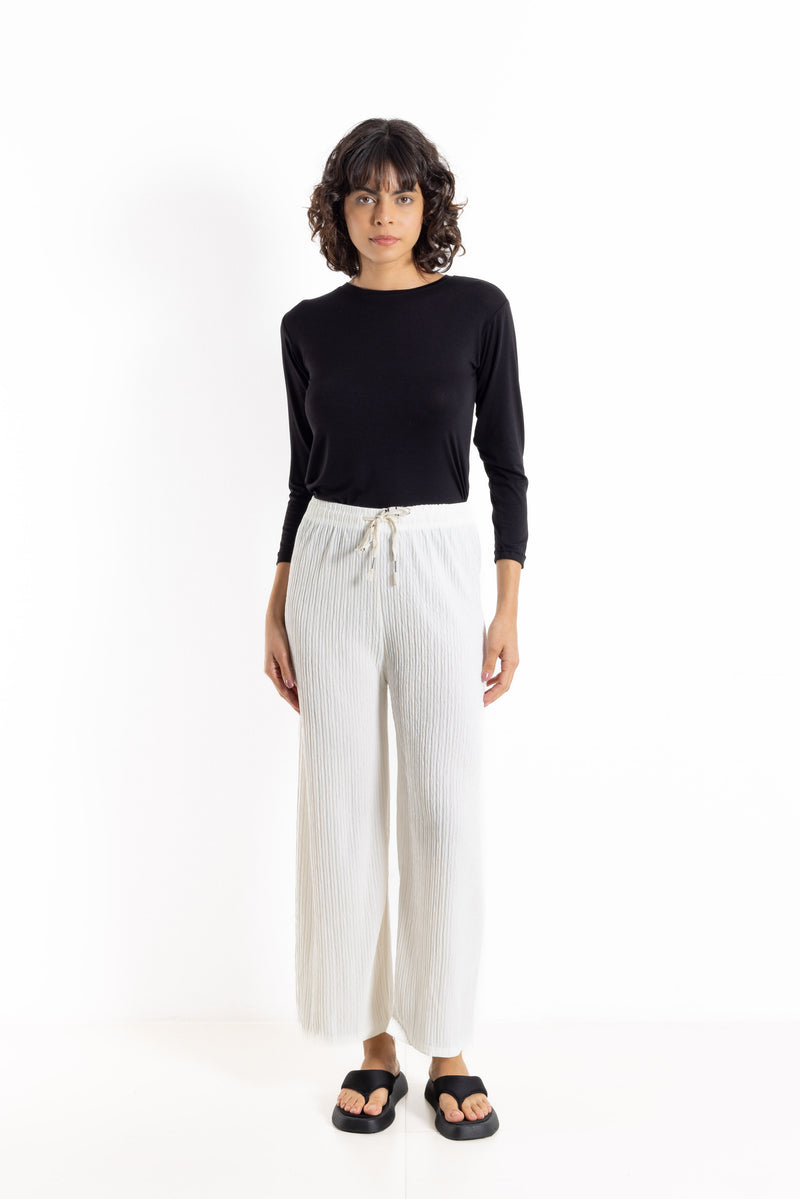 TEXTURED COMFORT TROUSERS