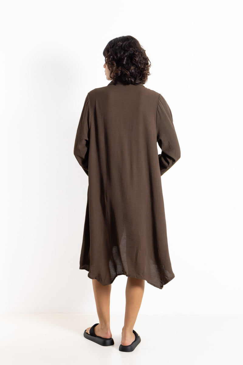 COMFORT SHIRT MIDI DRESS