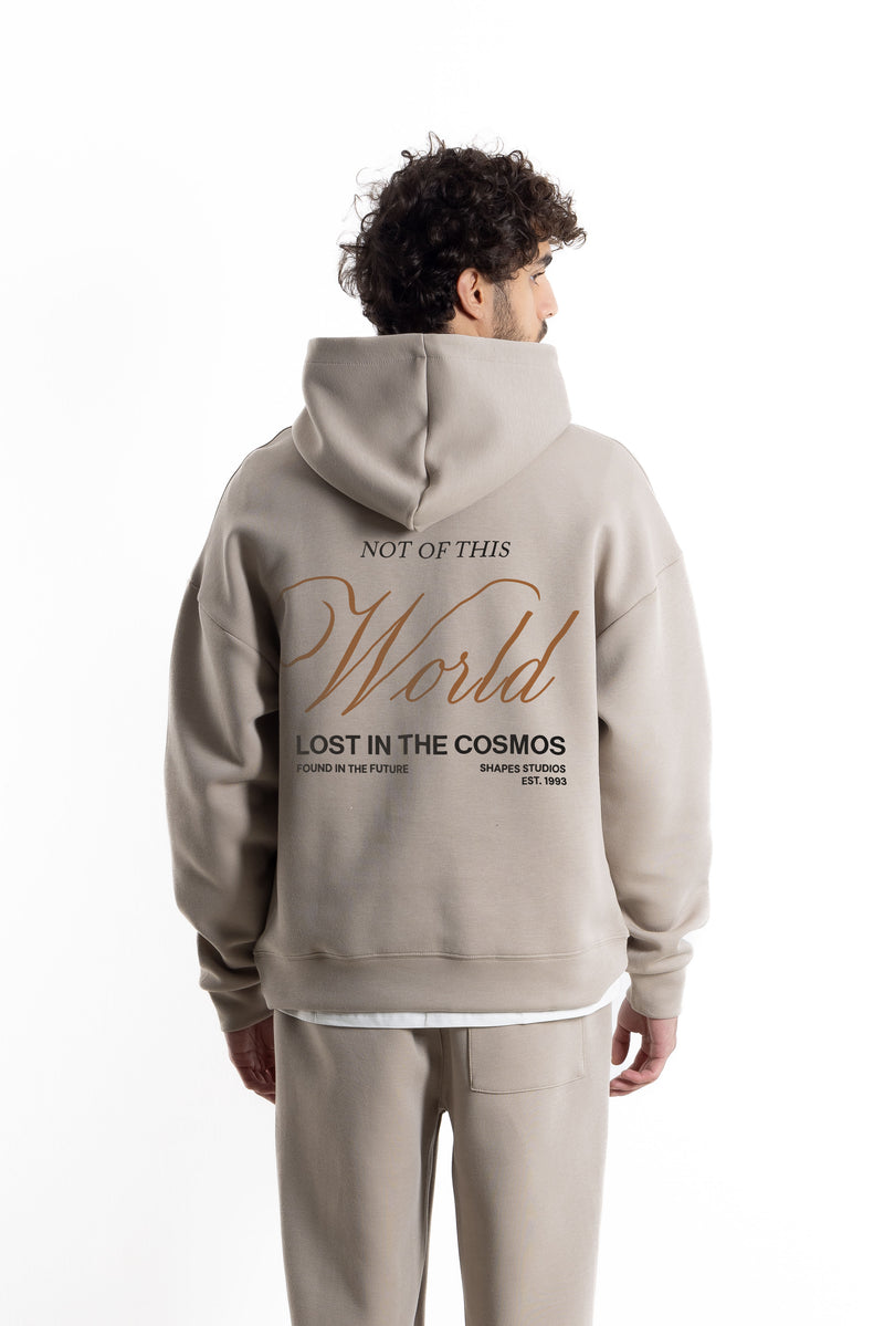 SLOGAN PRINTED SOFT HOODIE